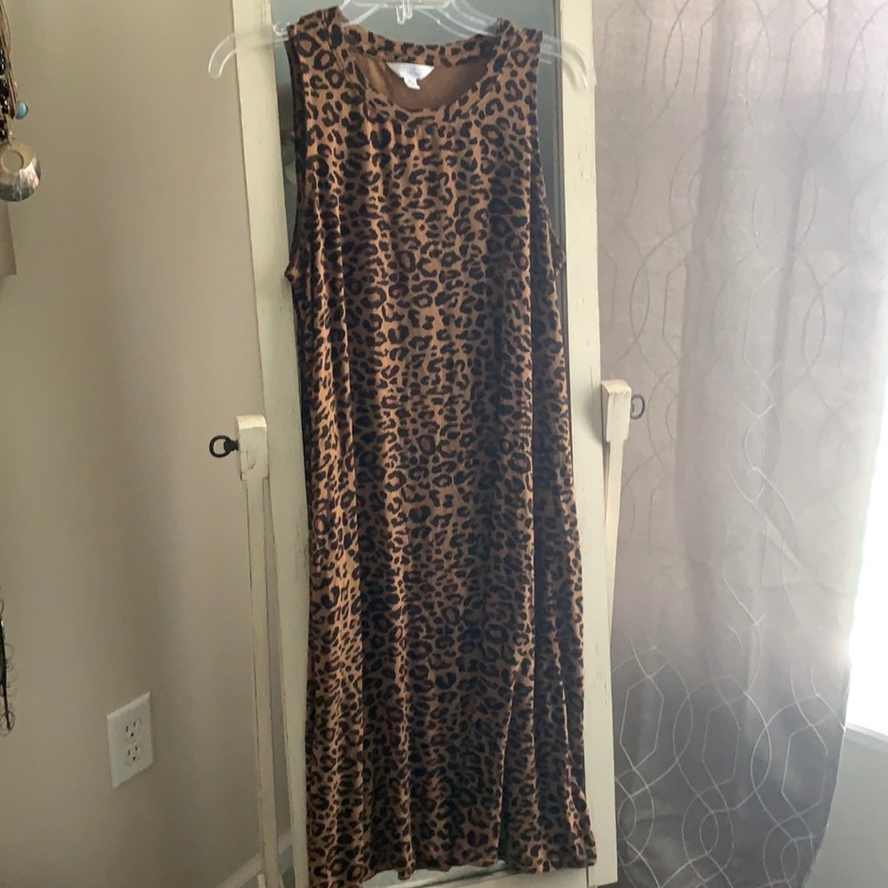 Leopard swing dress